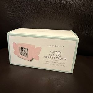 Pink Pottery Barn Digital Alarm Clock